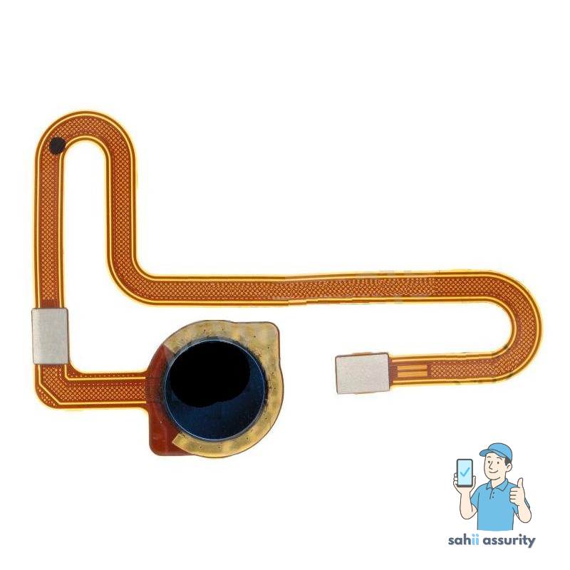Fingerprint Sensor with Flex Cable for Xiaomi Redmi Note 8 Black thumbnail